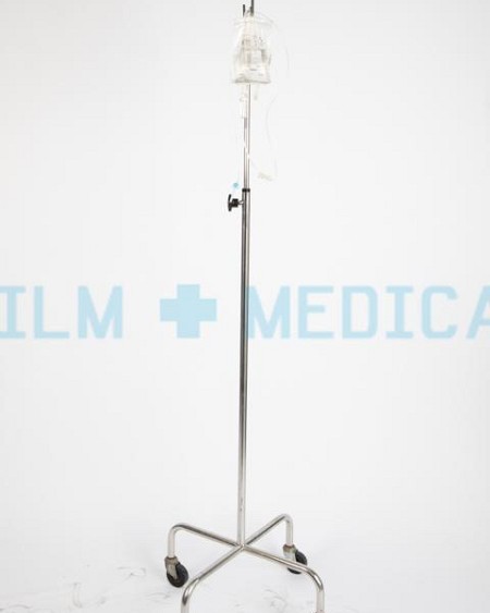 IV Drip Stand and Bag Stainless Steel